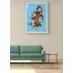 Постер Просто Постер The Beatles - Афиша 50x70 в раме Металл