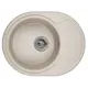 Мойка для кухни врезная Granula GR-5802 23x57.5 см глубина чаши 19 см искусственный камень цвет бронза