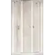 Душевой уголок четверть круга Ravak Chrome Cskk4 80x80 см белый профиль, прозрачное стекло 3Q140100Z1