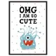 Постер Дом Корлеоне Монстр "Cute" 07-0633-30x40, 30x40 см