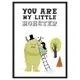 Постер Дом Корлеоне Монстр "Little monster" 07-0645-21x30, 21x30 см