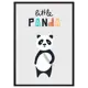 Постер Дом Корлеоне Панда "Little panda" 07-0648-30x40, 30x40 см