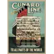 Постер Простопостер "Cunard line" 120x90 см