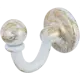 Крючок большой Orbis, металл, цвет античный белый, 2 шт.
