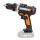 Дрель-шуруповерт аккумуляторная WORX WX183.9, 20В, 50Нм, без АКБ и ЗУ