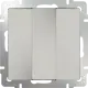 Выключатель Werkel трехклавишный (слоновая кость) WL03-SW-3G-ivory