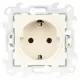 Розетка встраиваемая Simon 24 2420434-031 цвет слоновая кость