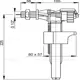 Сливной клапан Alcaplast A16-1/2"