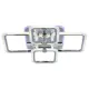 Светодиодная люстра Profit Light 18070/4 CHR 108W+10W,