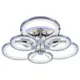 Светодиодная люстра Profit Light 8002/3+3 CHR 144W+8W RGB,