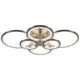 Светодиодная люстра Profit Light 8002/6 NKL 168W+8W RGB,