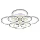 Светодиодная люстра 8002/4+4 WHT 192W+8W RGB, Profit Light
