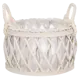 Кашпо для цветов 23x15x23 см v7.9 л ива белый