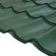 Металлочерепица 0.4 мм 1170x1185мм RAL 6005 зелёный