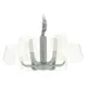 Люстра подвесная светодиодная AMBRELLA LIGHT AK4011 Original 20 м² теплый белый свет цвет серый