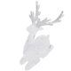 Украшение елочное «Олень лежит» акрил 9 см