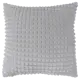 Подушка Плюш 40x40 см цвет серый