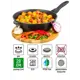 Сковорода глубокая Elan Gallery ГАРМОНИЯ ВКУСА 120306 28см, Черный Оникс, съёмная ручка
