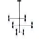 Люстра Natali Kovaltseva 12 x E27 x 40W LOFT LUX 75129/12C BLACK