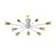 Люстра Natali Kovaltseva 10 x E27 x 40W LOFT 79014/10С WHITE GOLD