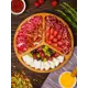 Менажница круглая 25х25х2 см Elan Gallery 3 секции