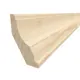 Плинтус деревянный сращенный 12x50x2400мм хвоя Экстра