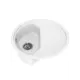 Кухонная мойка KitKraken Stream White C-510M.9010 51x51. Матовый Белый Кварц