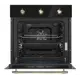 Шкаф духовой газовый Maunfeld EOGC604RBG.MT, встраиваемый, черный