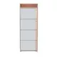 Шкаф для обуви Leset 7778-7883. 60.40x159.60x22.50 см 4 полки ЛДСП цвет дуб сонома