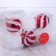 Набор елочных шаров Зимнее волшебство 2131421 6 см пластик красный 6 шт