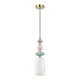 Светильник подвесной ODEON LIGHT 4861_1B, 1 лампа, 2 м², цвет золотой
