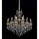 Люстра потолочная LUCIA TUCCI Barletta 122.16.8.6 Antique 30 ламп 10 м² цвет медный