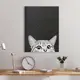 Картина без обрамления Red panda 60x40 см Котенок ЧБ