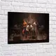 Картина без обрамления Red panda 60x40 см PUBG - Трон