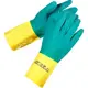 Перчатки Ansell AlphaTec зелено-желтые 87-900