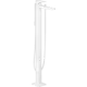 Смеситель для ванны напольный Hansgrohe Metropol 32532700 однорычажный цвет белый матовый
