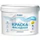 Краска фасадная акриловая ВД Оптимист F311, белоснежная матовая, 14 кг