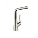 Однорычажный смеситель Hansgrohe цвет под нержавеющую сталь 73813800