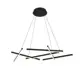 Светильник подвесной светодиодный ST Luce Basoni SL394.413.06 27 м² цвет черный