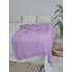 Плед Almaforhome Соты/сирен, 215x140 см, трикотаж, цвет сиреневый