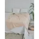 Плед Almaforhome Соты/6003розпуд, 215x140 см, трикотаж, цвет бежевый