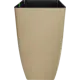 Горшок цветочный Квадро 22x41.5x22 см v7 л пластик какао