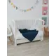 Плед Almaforhome July/морсин, 160x90 см, трикотаж, цвет темно-синий