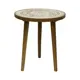 Столик кофейный Гласар 39-068, 40x47см Круглый Коричневый