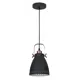 Светильник подвесной Camelion New York PL-428S-1 С62 черный + медь 1х E27, 40Вт, 230В, металл