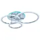 Светодиодная люстра Profit Light 18027/3 CHR 90W+7W RGB,