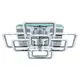 Светодиодная люстра Profit Light 18070/8 CHR 304W+14W RGB,