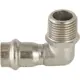 Угольник 90° Valtec наружная резьба 1/2"х22 мм нержавеющая сталь