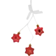 Елочное украшение «Звездочки» 30 см красный