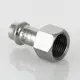 Соединитель Valtec наружная резьба 22x1" мм нержавеющая сталь